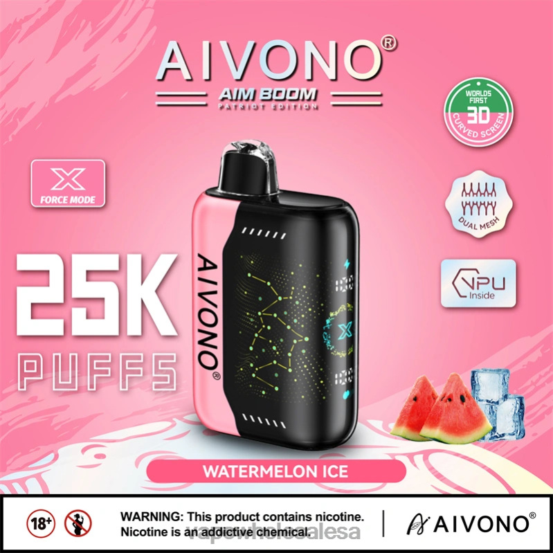 Vape Wholesale Price List - Aivono AIM BOOM 25000 Watermelon Ice Z2PV8353