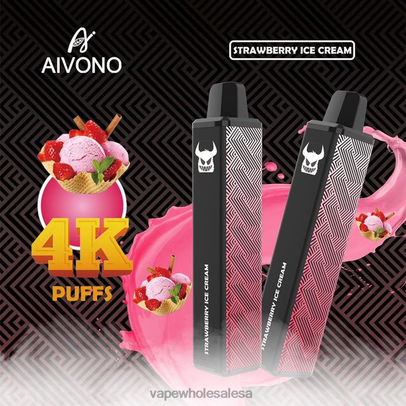 Vape Wholesale Price List - Aivono AIM FREAK 4000 Strawberry Ice Cream Z2PV8263
