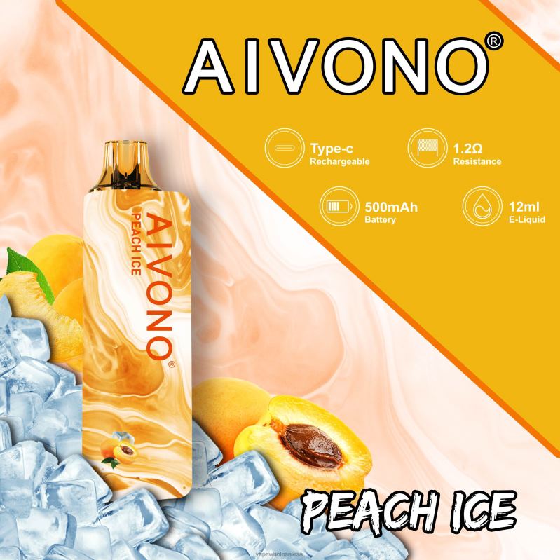 Vape Wholesale Price List - Aivono AIM GUN 7000 Peach Ice Z2PV8103