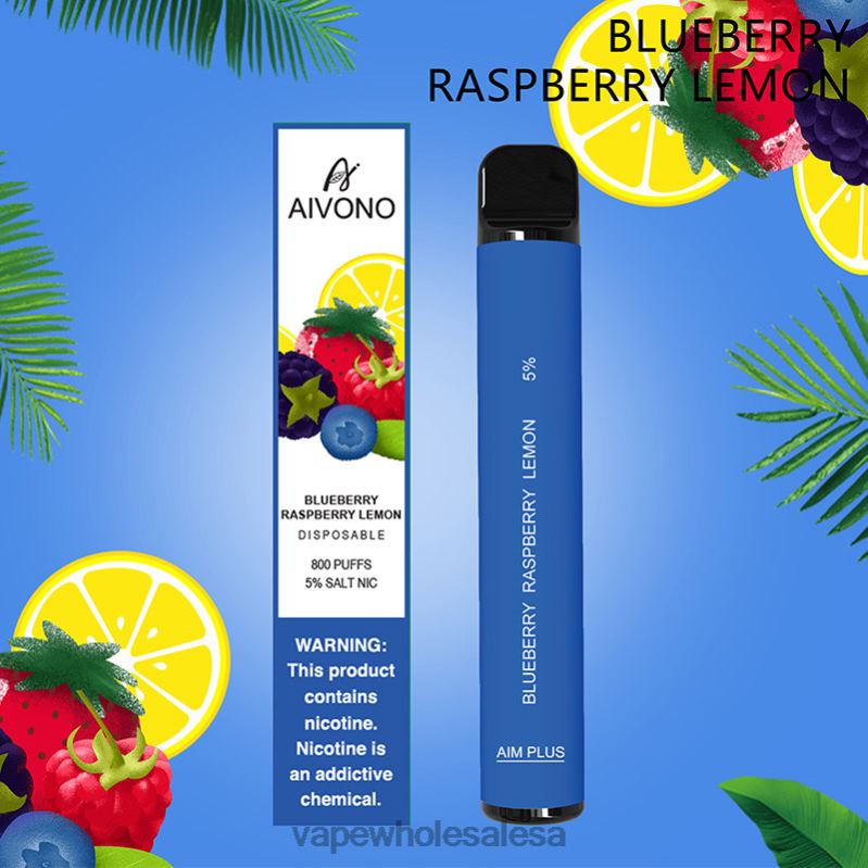 Vape Wholesale Price List - Aivono AIM PLUS 800 Bluberry Raspberry Lemon Z2PV8173