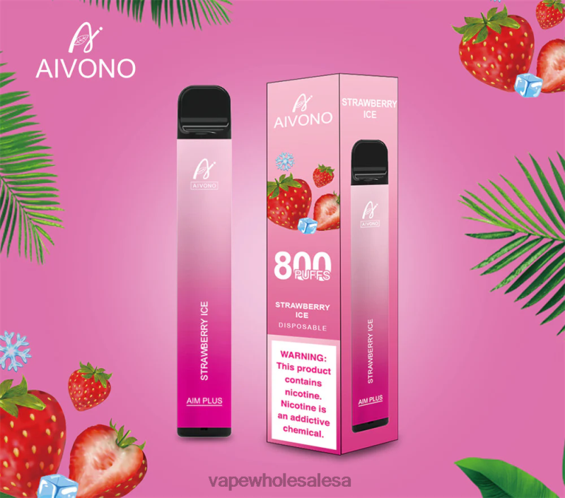 Vape Wholesale Price List - Aivono AIM PLUS 800 Strawberry Ice Z2PV8193