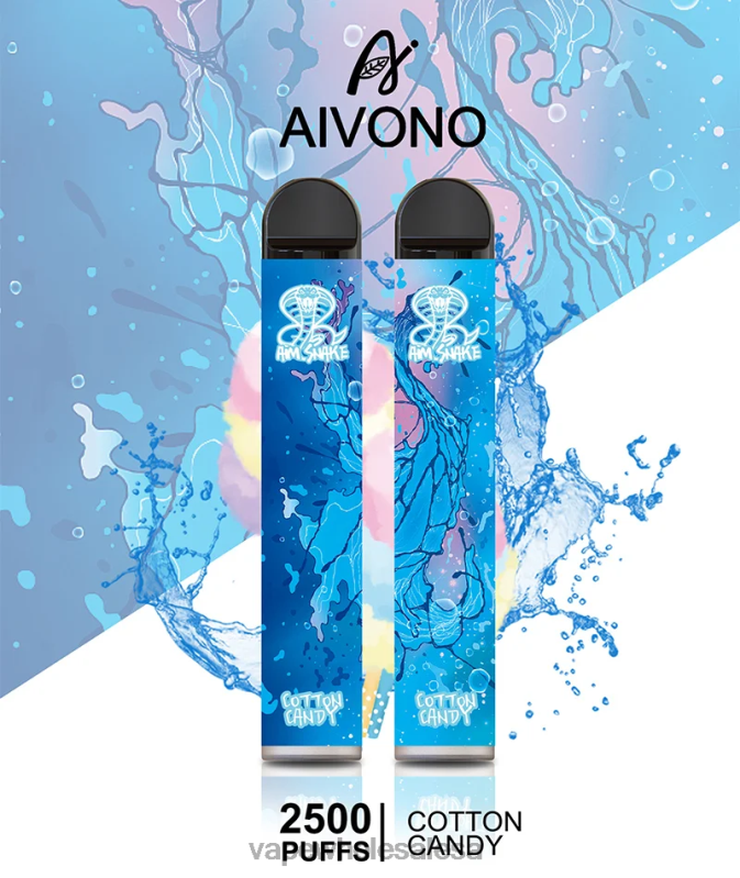 Vape Wholesale Price List - Aivono AIM SNAKE 2500 Cotton Candy Z2PV8303