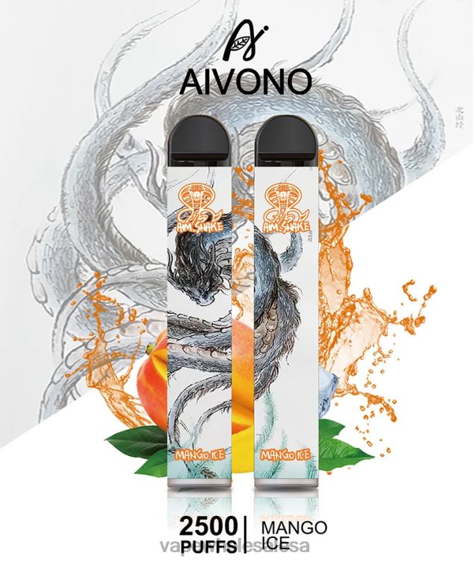 Vape Wholesale Price List - Aivono AIM SNAKE 2500 Mango Ice Z2PV8313