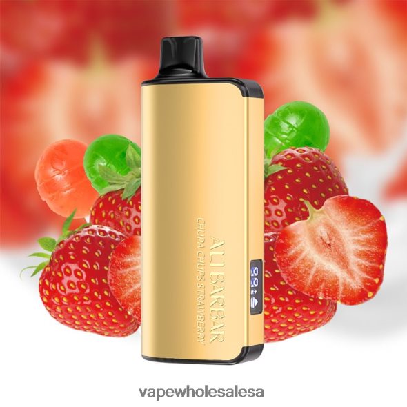 Vape Wholesale Cape Town - Alibarbar Ingot 20000 Disposable Vape Chupa Chups Strawberry 840TXH34