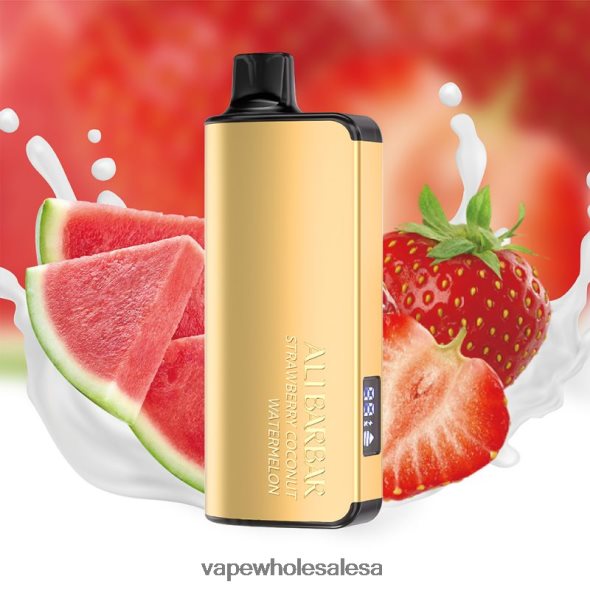 Vape Wholesale Price List - Alibarbar Ingot 20000 Disposable Vape Strawberry Coconut Watermelon 840TXH43