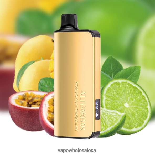 Vape Wholesale South Africa - Alibarbar Ingot 9000 Disposable Vape Passionfruit Mango Lime 840TXH22