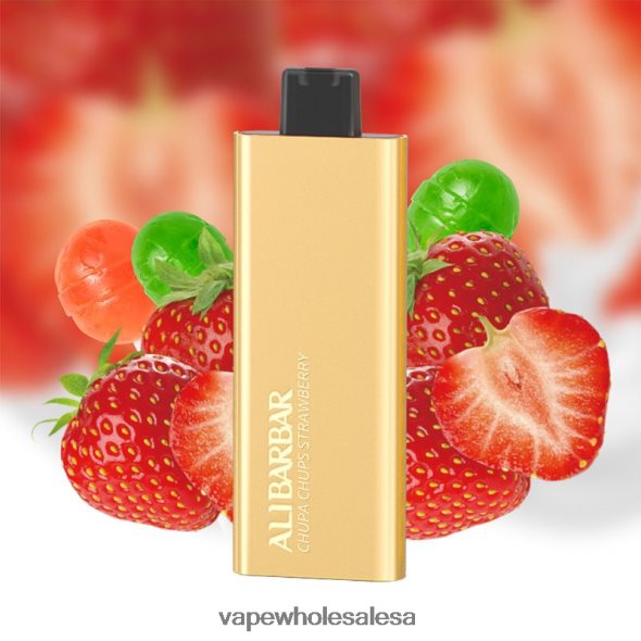 Vape Wholesale Price List - Alibarbar Pandora 7000 Disposable Vape Chupa Chups Strawberry 840TXH53
