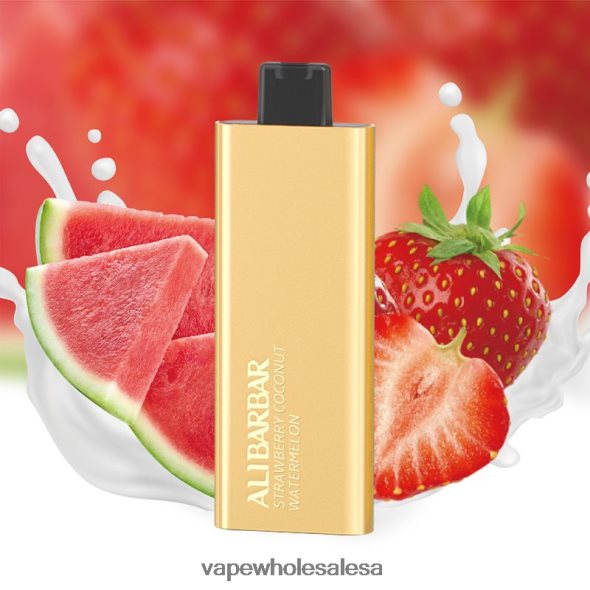 Vape Wholesale South Africa - Alibarbar Pandora 7000 Disposable Vape Strawberry Coconut Watermelon 840TXH62