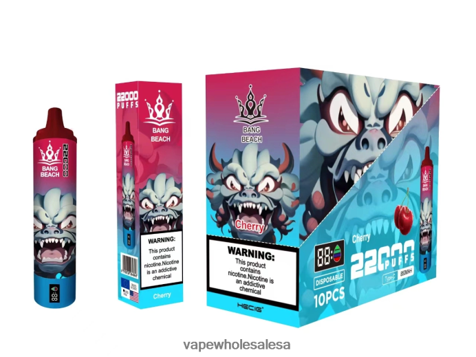 Bang Beach 22000 Puffs Smart Screen Cherry Vape Wholesale Global - L6LT6617