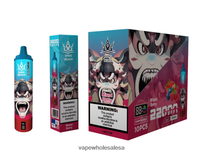 Bang Beach 22000 Puffs Smart Screen Mixed Berry Vape Wholesale Suppliers - L6LT6621