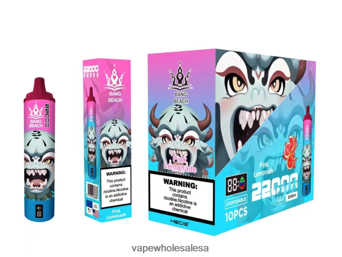 Bang Beach 22000 Puffs Smart Screen Pink Lemonade Vape Wholesale Distributor - L6LT6615