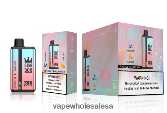 Bang Box 30000 Puffs Dual Flavors Blueberry Ice & Peach Juice Vape Wholesale Distributor - L6LT6663