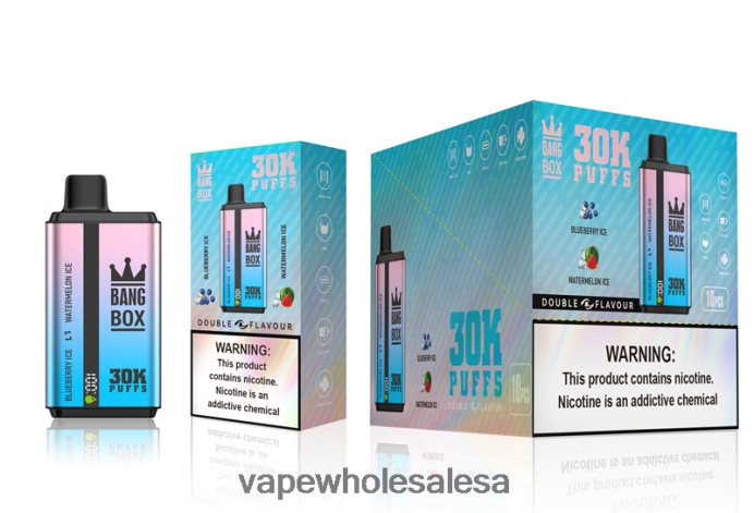 Bang Box 30000 Puffs Dual Flavors Blueberry Ice & Watermelon Ice Vape Wholesale Suppliers - L6LT6669