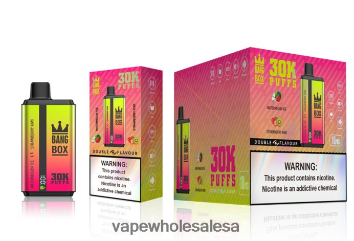 Bang Box 30000 Puffs Dual Flavors Watermelon Ice & Strawberry Kiwi Vape Wholesale Cape Town - L6LT6662