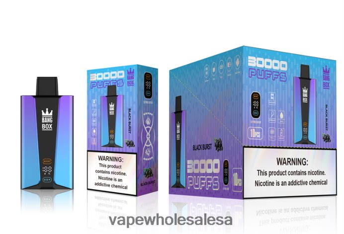 Bang Box 30000 Puffs Smart Screen Black Burst E Cig Wholesale Distributors - L6LT6677