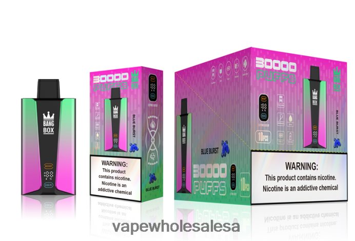 Bang Box 30000 Puffs Smart Screen Blue Burst Vape Wholesale Cape Town - L6LT6682