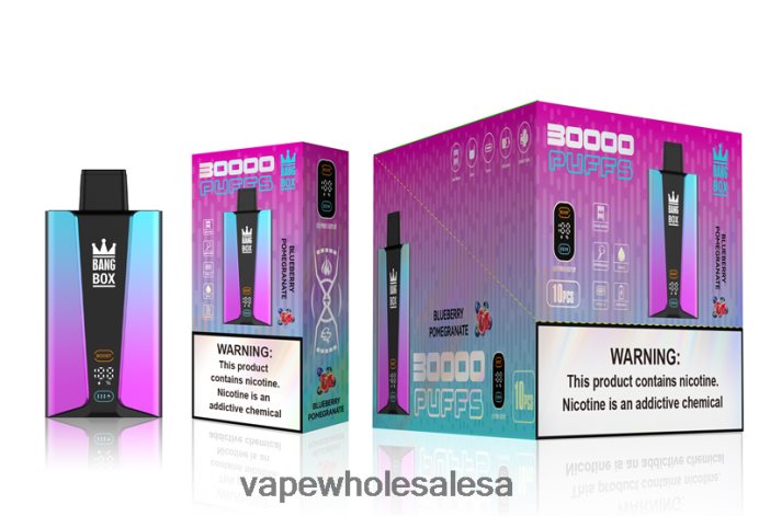 Bang Box 30000 Puffs Smart Screen Blueberry Pomgerante Vape Wholesale South Africa - L6LT6680