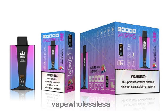 Bang Box 30000 Puffs Smart Screen Blueberry Sour Raspberry Ice Vape Wholesale Price List - L6LT6681