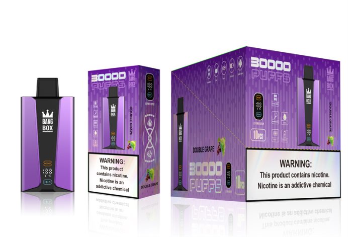 Bang Box 30000 Puffs Smart Screen Double Grape Vape Wholesale Global - L6LT6685
