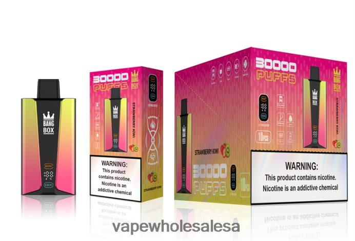 Bang Box 30000 Puffs Smart Screen Strawberry Kiwi Vape Wholesale Sa - L6LT6674