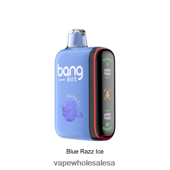 Bang Box 9000-18000 Puffs Intelligent Power Display Blue Razz Ice Vape Wholesale Sa - L6LT6626