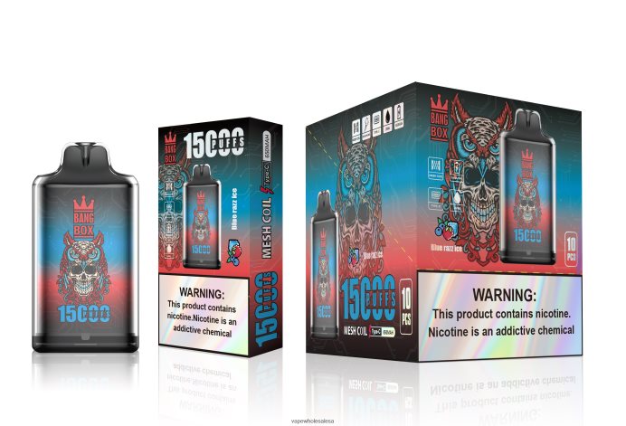 Bang Box S1-15000 Puffs Blue Razz Ice E Cig Wholesale - L6LT66108