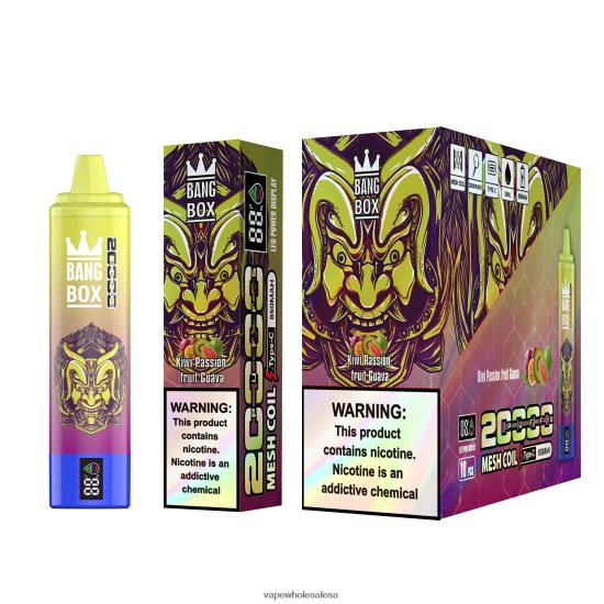 Vape Wholesale Global 6ZT848127 Kiwi Passion Fruit Guava Bang Box 20000