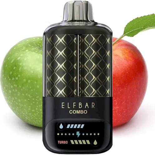 Vape Wholesale Price List - Elf Bar Combo 25000 Green Apple & Double Apple Shisha 40DT3