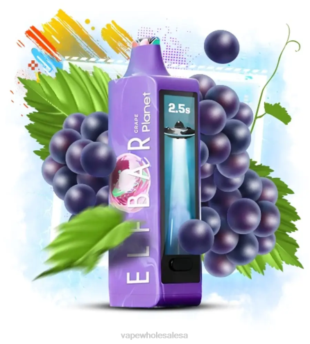 Vape Wholesale Price List - Elf Bar Planet 25000 Grape 40DT13