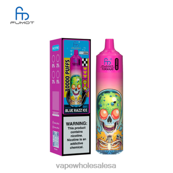 Vape Wholesale Price List - Fumot Tornado 30K Music Blue Razz Ice HV0X43