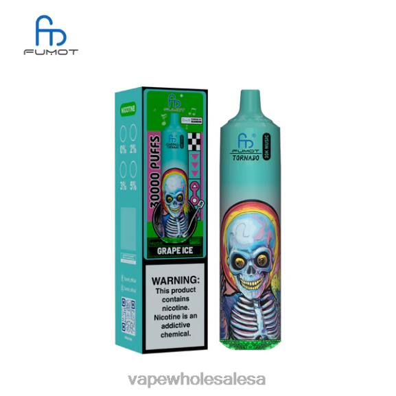 Vape Wholesale Price List - Fumot Tornado 30K Music Grape Ice HV0X413