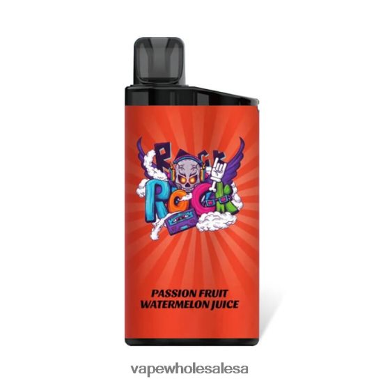 Vape Wholesale Global 6ZT84897 Passion Fruit Watermelon Juice IGET BAR 3500 5% NICOTINE