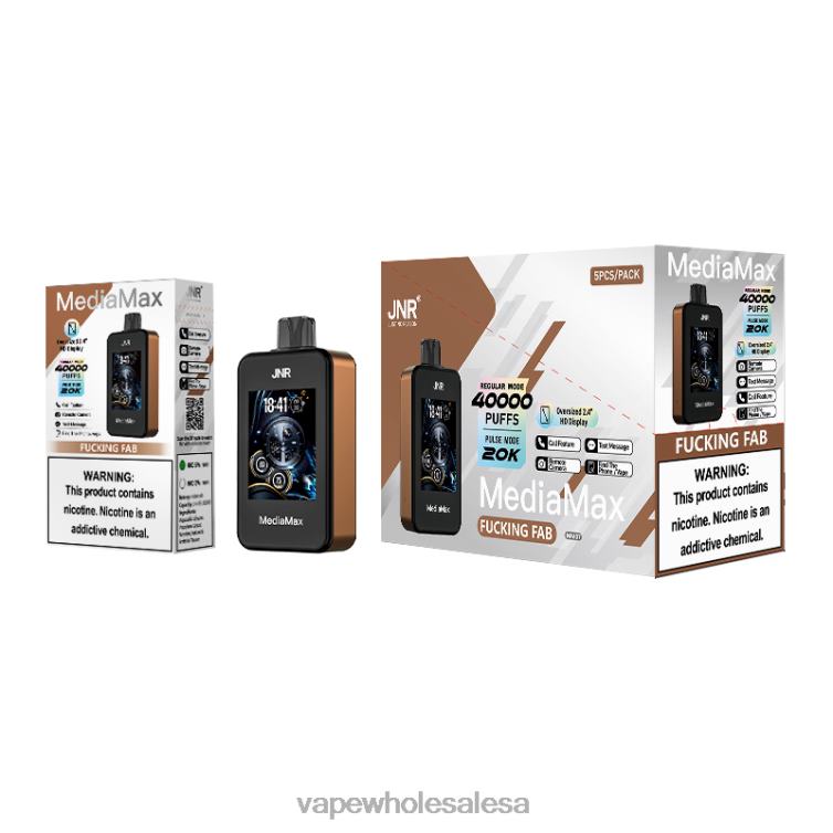 Vape Wholesale Price List - JNR MediaMax 40k Puff Fcuking Fab F442613