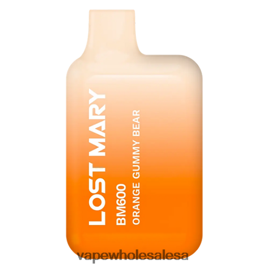 Vape Wholesale Global 6ZT848367 Orange Gummy Bear LOST MARY BM600