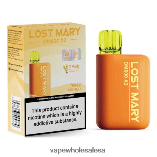 Vape Wholesale Suppliers 6ZT848481 Triple Mango LOST MARY DM600 X2