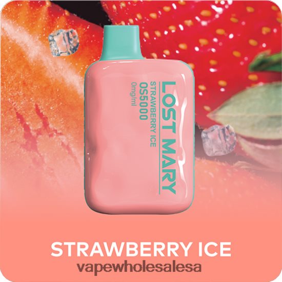 Vape Wholesale Global 6ZT848507 Strawberry Ice LOST MARY OS5000 0mg/ml