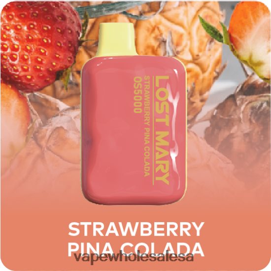 Vape Wholesale Suppliers 6ZT848501 Strawberry Pina Colada LOST MARY OS5000