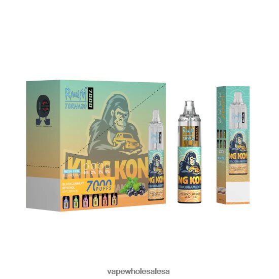 Vape Wholesale Suppliers 6ZT8481 Disposable RandM Tornado 7000 5%
