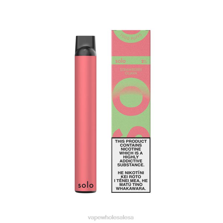 Vape Wholesale Price List - Solo Disposable Vape Paradise Collection Strawberry Guava 08JTZ21