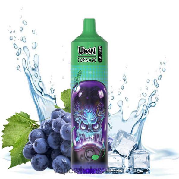 Vape Wholesale Global - UWIN CRYSTAL 35K DISPOSABLE VAPE Grape Ice 28JVH17