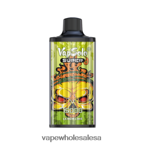 Vape Wholesale South Africa - Vapsolo SUPER Disposable Vape Lemon Lime 840TXH112