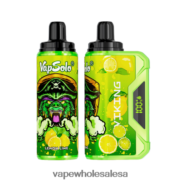 Vape Wholesale Cape Town - Vapsolo VIKING Disposable Vape Lemon Lime 840TXH134