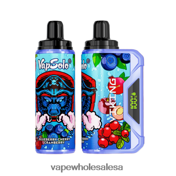 Vape Wholesale Suppliers - Vapsolo VIKING Disposable Vape Blueberry Cherry Cranberry 840TXH131