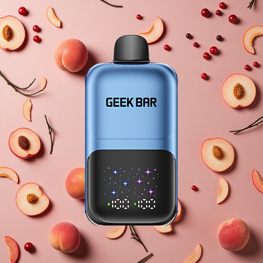 GEEK BAR 2GO 50000 Puffs Peach & Berries Dual Tanks Rechargeable