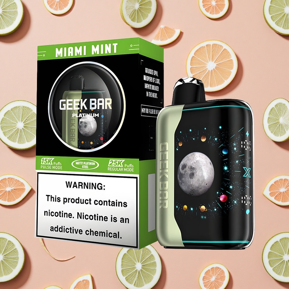 GEEK BAR Platinum Edition 25000 Puffs Miami Mint 20mL E-Liquid