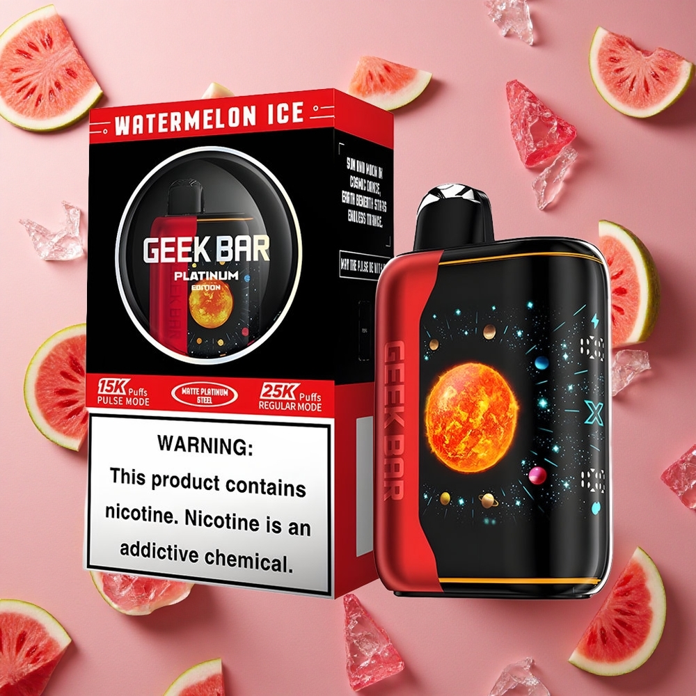 GEEK BAR Platinum Edition 25000 Puffs Watermelon Ice 20mL 2% Nicotine