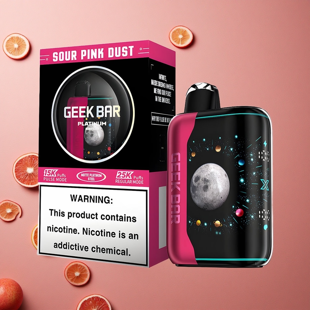 GEEK BAR Platinum Edition 25000 Sour Pink Dust Dual Mesh Coil