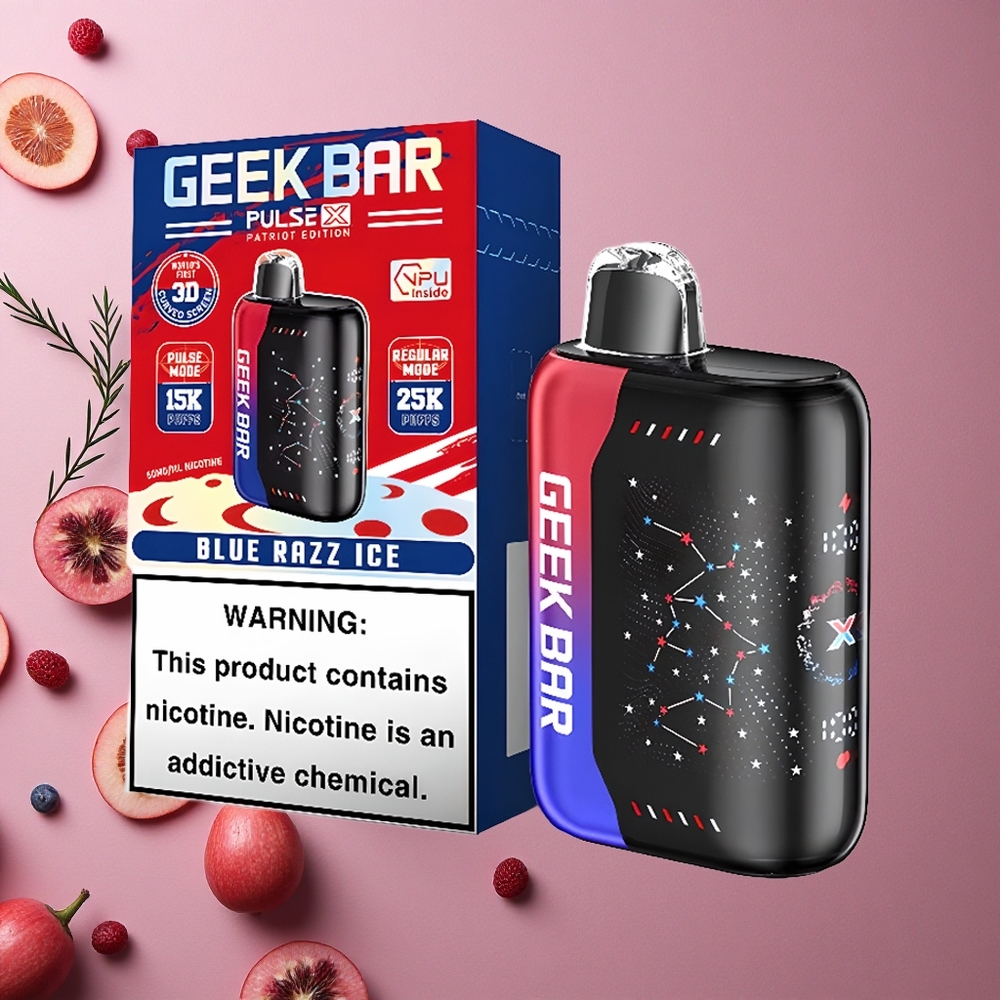 Geek Bar Pulse X 25000 Puffs 18mL E-Liquid Patriot Edition