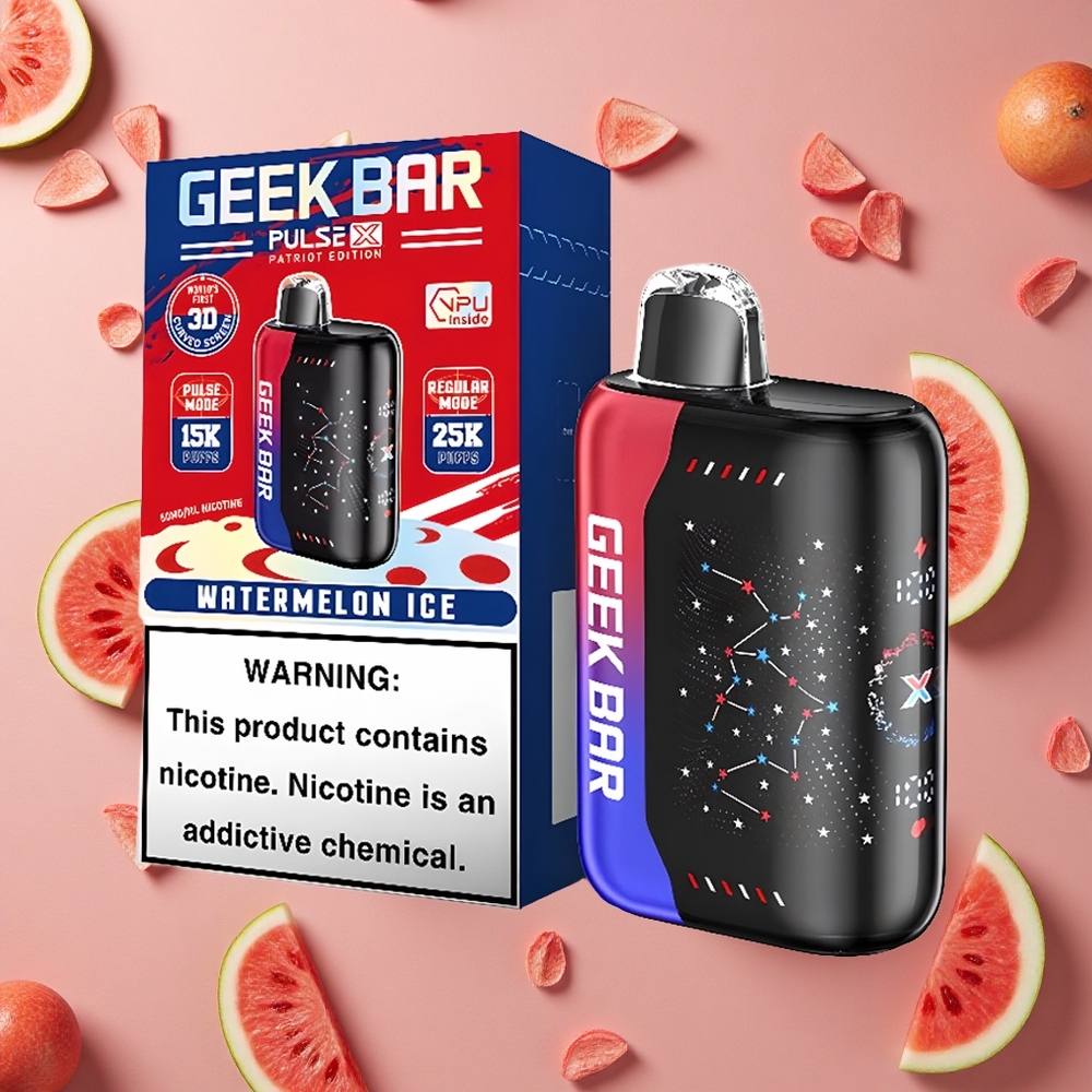 Geek Bar Pulse X 25000 Puffs 18mL E-Liquid Patriot Edition