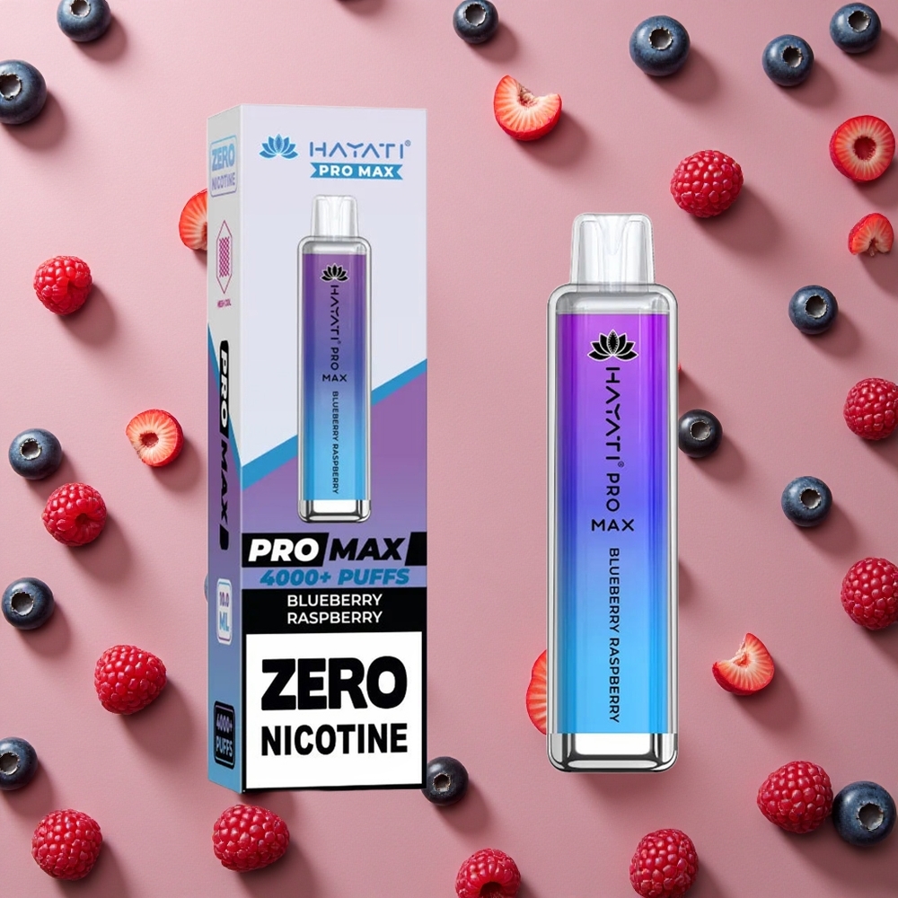 Hayati Pro Max 4000 Puffs 2ml 10ml Blueberry Raspberry